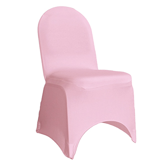 Housse de chaise rose