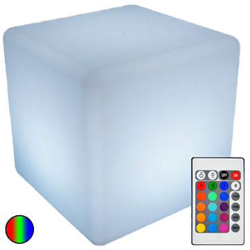 cube lumineux multi couleurs